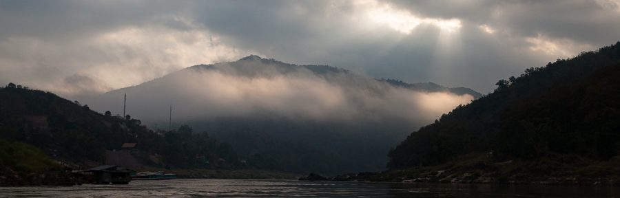 Ein Morgen in Pakbeng