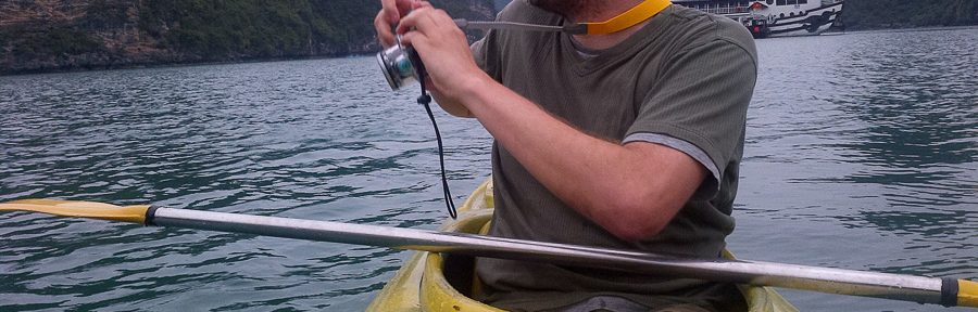 Erste Kajaktour und erster Abend in der Halongbucht