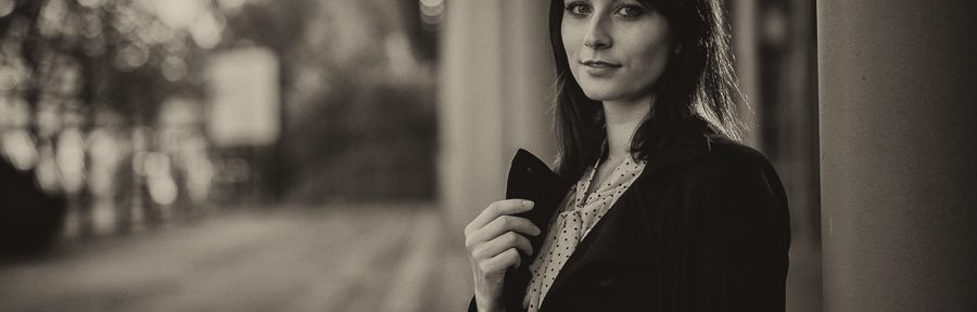 Portraitshooting mit Steffi Graße an der Neuen Messe