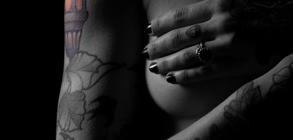 Lowkeyshooting mit Saskia und ihren Tattoos