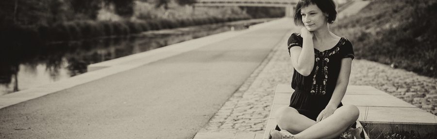 Fotoshooting mit Sandra Störer im Lindenauer Hafen