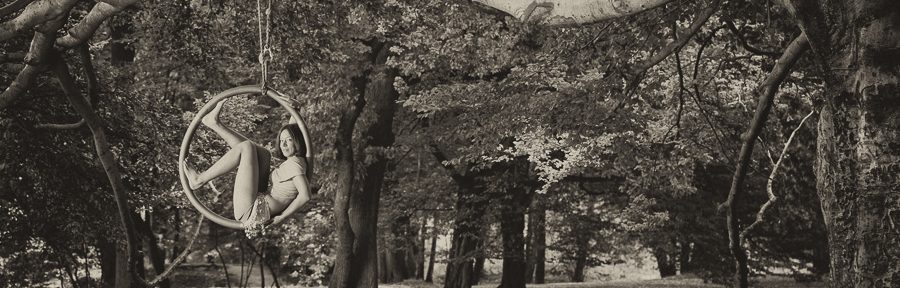 Bella im Ring – ein Fotoshooting im Park