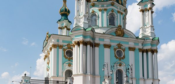 Kiew – St. Andreaskirche und ein wunderbarer Panoramaausblick