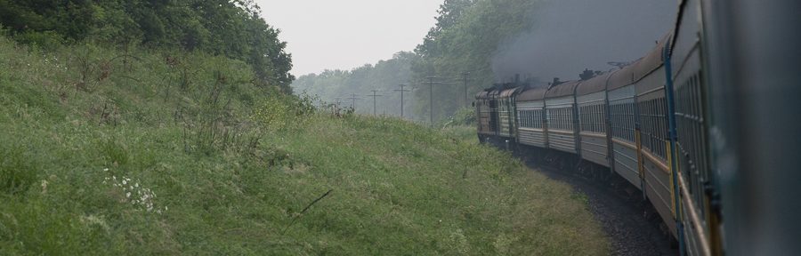 Ein Morgen im Zug – aus Lviv in Richtung Karpaten (Iwano-Frankiwsk)