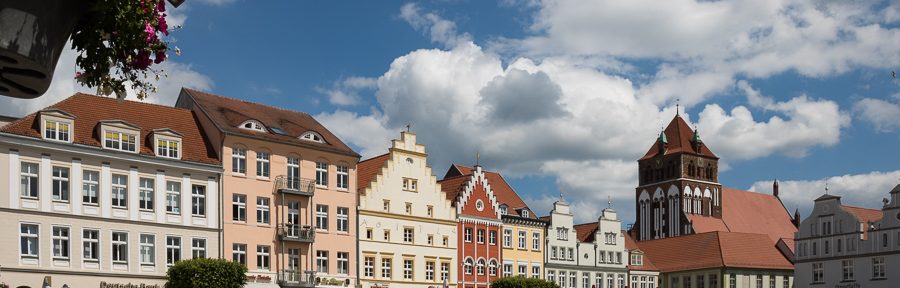 Erster Spaziergang durch Greifswald bei Sonnenschein