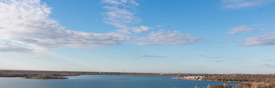 Ein Blick auf den Markkleeberger See