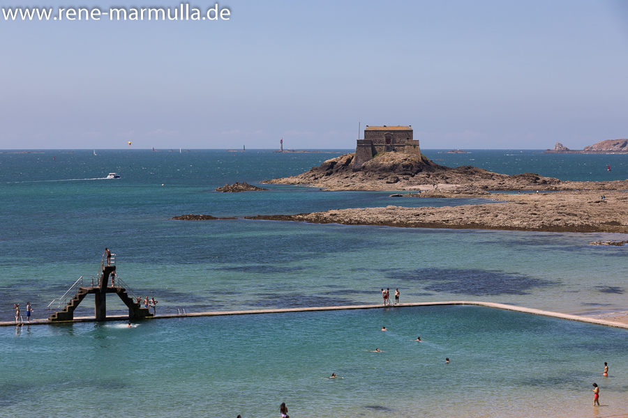 Saint Malo bei Sonnenschein und Bootstour