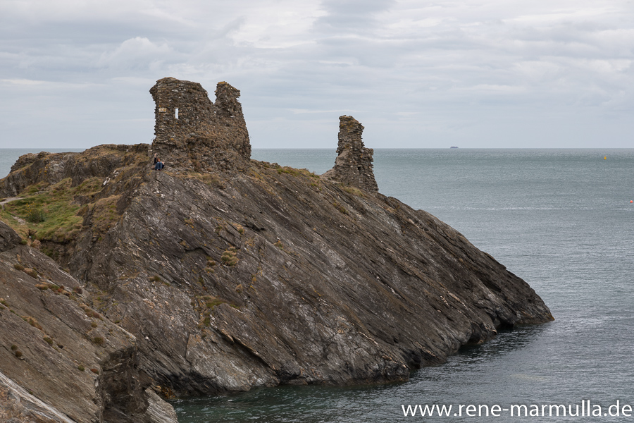 Wicklow, Black Castle und der Wasserfall am Vartry