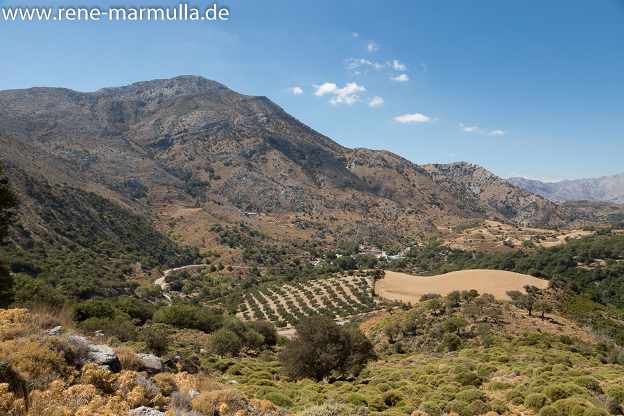 Unterwegs in Kretas Gebirge zur Südküste
