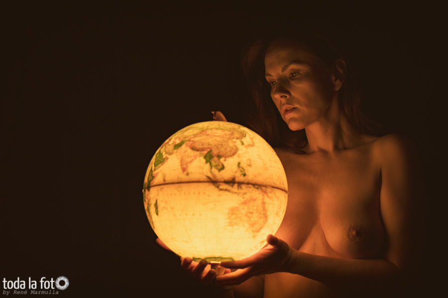 Fotoshooting mit Zuzanna und Globus