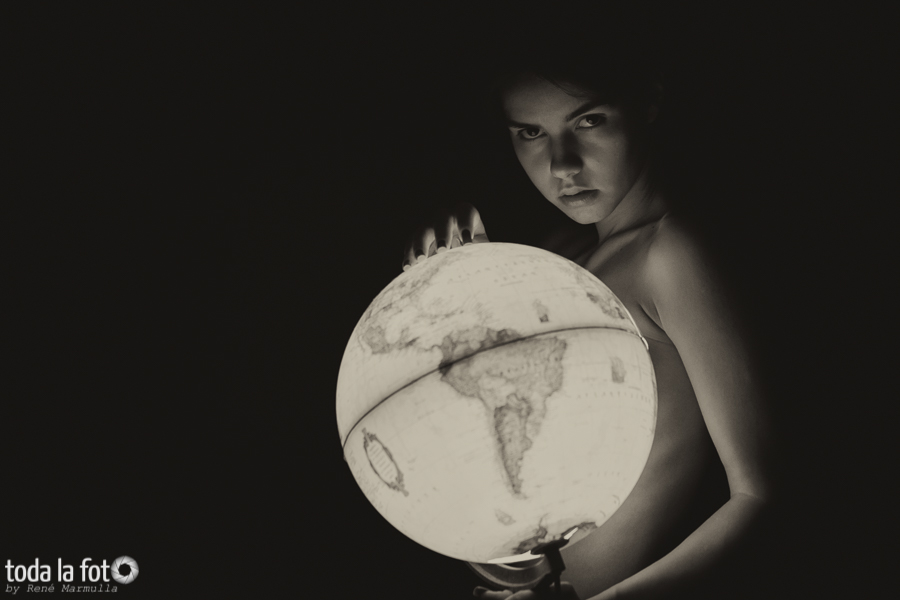 Fotoshooting mit Tiaura und Globus