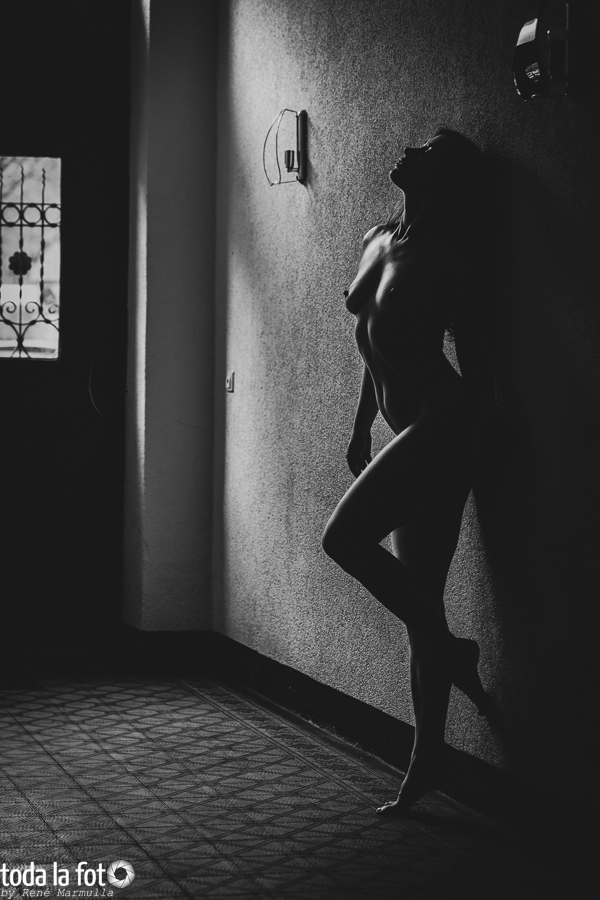 Fotoshooting mit Anna Grabowska im Flur